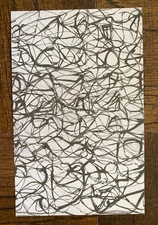 Vintage Art Gallery Exhibition Invitation Brice Marden 2003 Prints 1969-2001