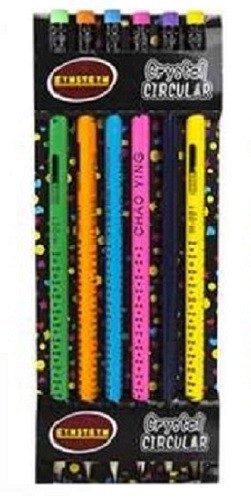 BULK PRICE 60 X Neon Barrel Eraser Tip HB Lead Pencils Asst Colours - Picture 2 of 3
