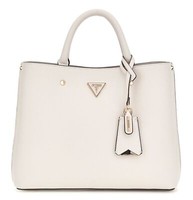 Guess Meridian Ii Girlfriend Satchel Schultertasche Tasche Ivory Creme Neu