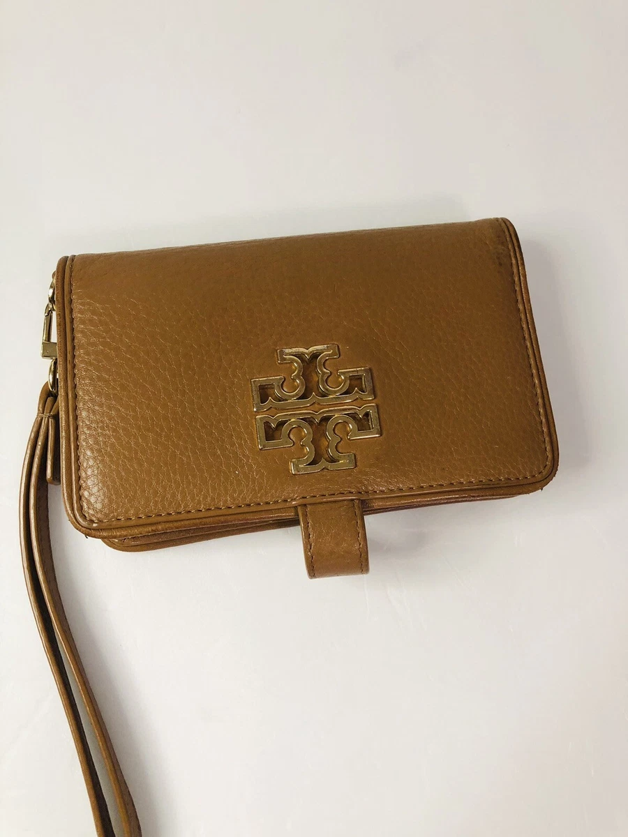 Tory burch top britten smartphone wristlet