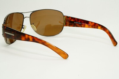 Prada SPR 52G Aviator Sunglasses Gold Frame Brown Lens Tortoise Arms Prada | Accessories | Prada Spr 52g Aviator Sunglasses Gold  main image 4
