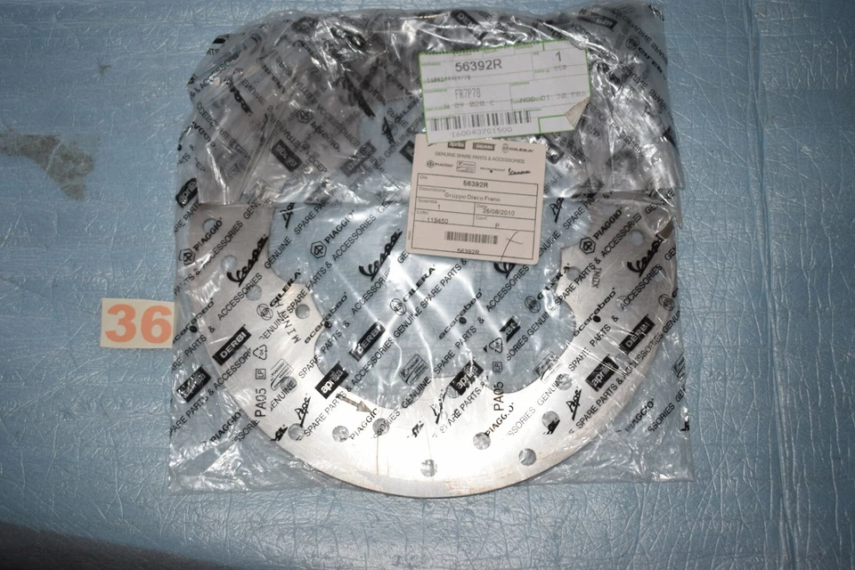 disque de frein avant d'origine PIAGGIO X8 2006/2008 X-EVO 2006/2011 56391R neuf - Photo 1/1