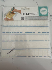 We R Memory Keepers Heat Wave Stencil Alphabet Numbers Symbols 7x7" Scrapbooking