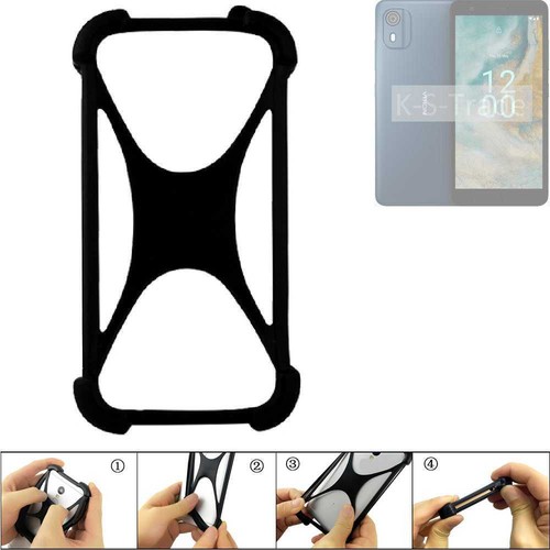 Coque Silicone Protection Wiko U Feel Prime - Anti-choc, Noir - Marque K-S-Trade, Neuve