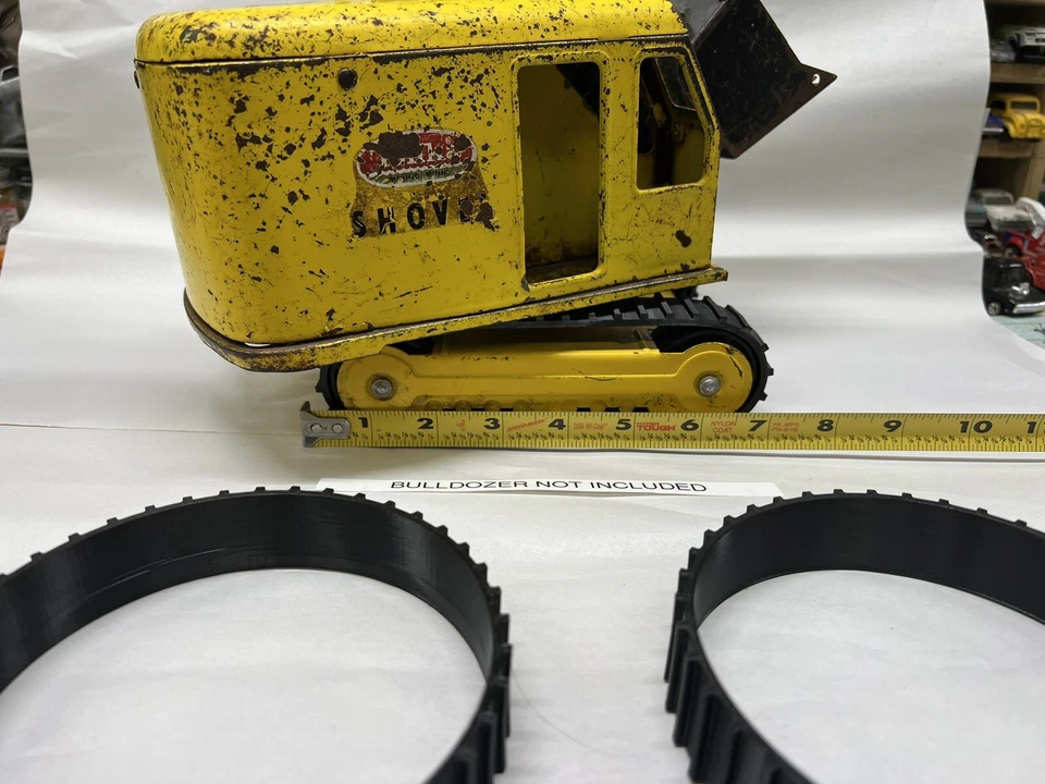 1 pair of tracks for Vintage Tonka Steam Shovel Excavator (TRACKS ONLY) - Image 2 of 3