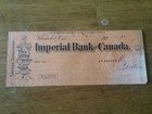 Vintage Imperial Bank Of Canada 1920's Bank Check — photo 1