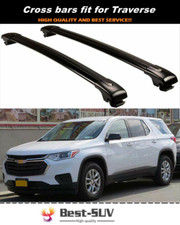 Barra transversal de riel de techo 2P apta para Chevy Chevrolet Traverse 2018-2022