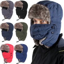 Winter Ear Flap Hat Keeping Warm While Skiing Cold Weather Windproof Hunting Hat