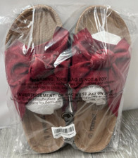 Womens Fashion Butterfly Bow Slippers/Sandals, Red EUR Size 40 / US Size 9