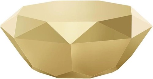 Gemma Collection Modern Contemporary Diamond Shaped Coffee Table with Rich Color - Picture 5 of 13