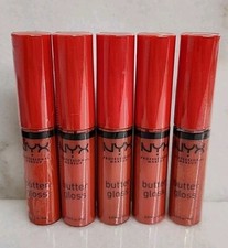 Lot Of 5- NYX BLG37 Butter Gloss Lip Gloss BLG37 Orangesicle