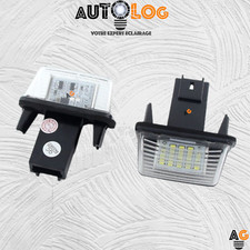 Ampoules LED Plaque Immatriculation | Pour Peugeot Partner, Citroën Berlingo | 12V 6000K Blanc Froid | Canbus Sans Erreur