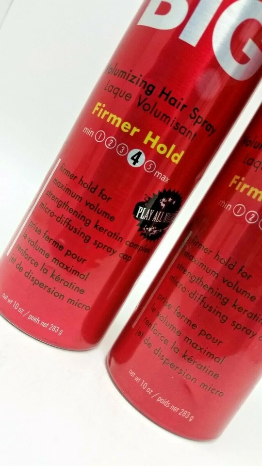 LOTE 2 x Spray para Cabello Salon Grafix Play it Big Volumizing en #4 Sujeción más firme 10 OzEa Foto 4 de 4