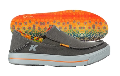 NEW - SIZE #10 KORKERS FISH MOC DEYOUNG BROOK TROUT W/ FIXED KLING-ON DECK SOLE - Picture 1 of 6