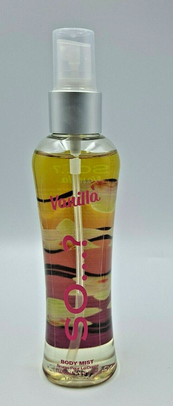 So...? Women's Body Mist Fragrance Spray 100ml Vanilla or Candy Floss