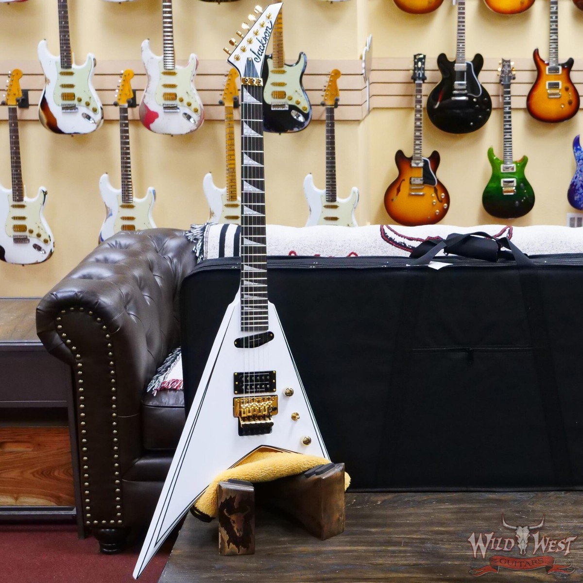 ギター Jackson randy V Jackson RR24 Randy Rhoads Snow White Electric Guitar with