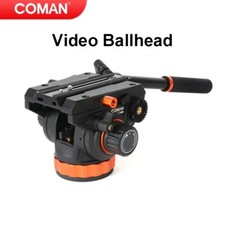 COMAN Q5 Q5S Q7 Q7 PLUS Double Head Damping PTZ Handle Fluid Video Tripod Head