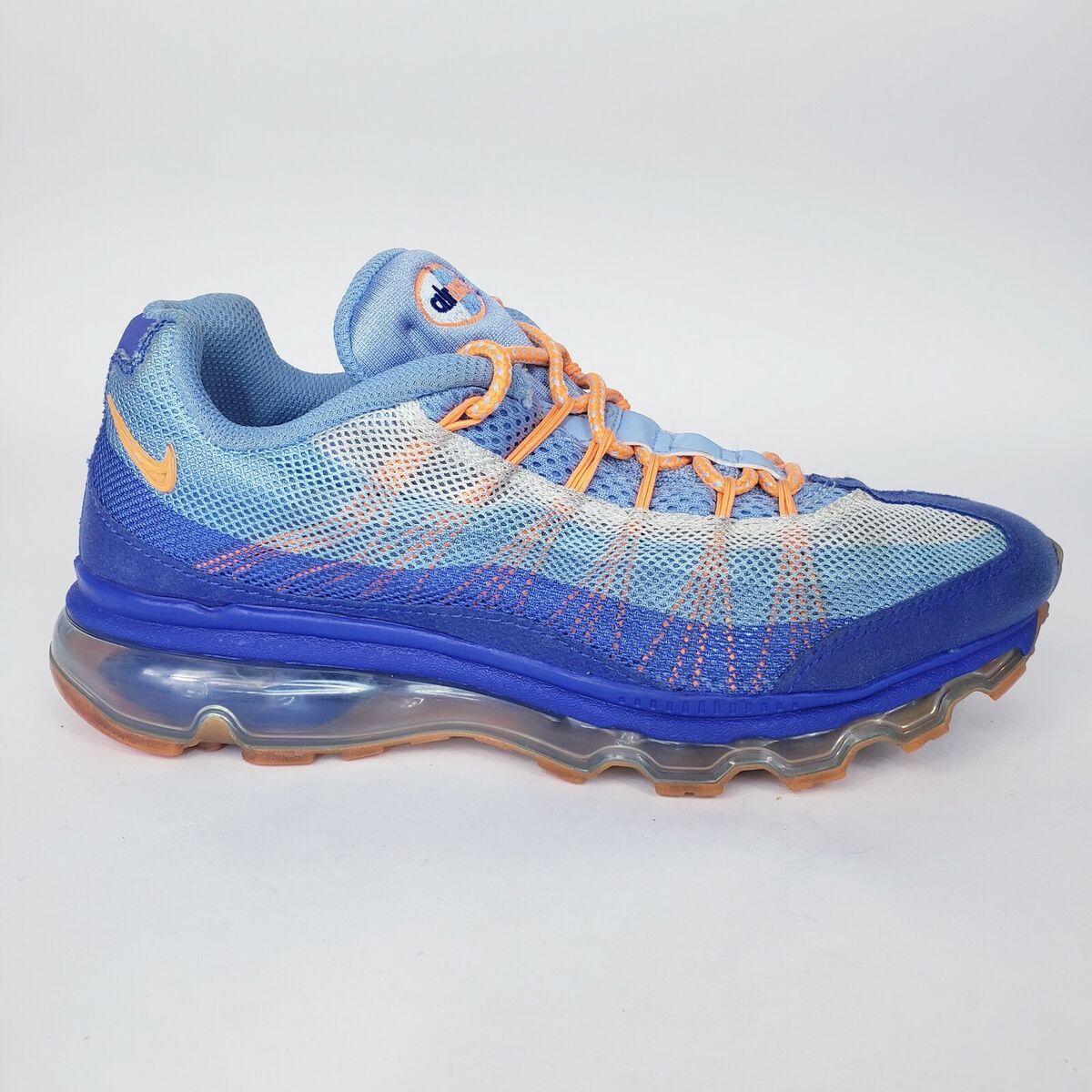 Nike Womens Air Max 95 Dynamic Flywire Blue/ Bright Citrus Nike Womens Air Max 95 Dynamic Flywire Blue/ Bright Citrus