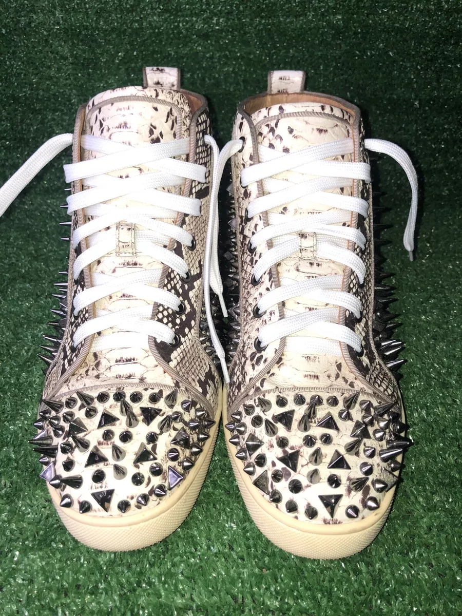 Christian Louboutin Louis Spikes High-Top Sneakers