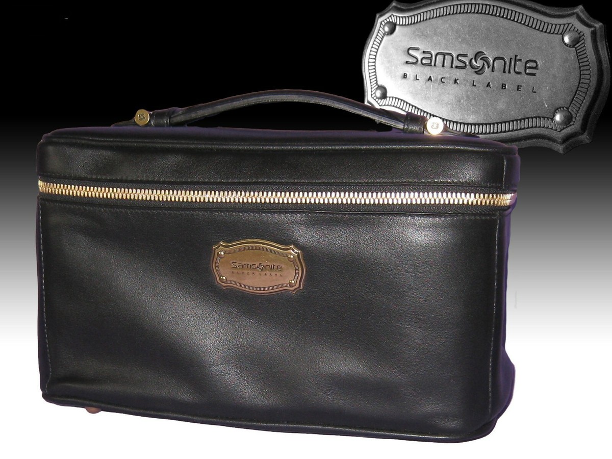 Exclusive SAMSONITE Black LABEL Leather JEWELLERY TRAVEL CASE 