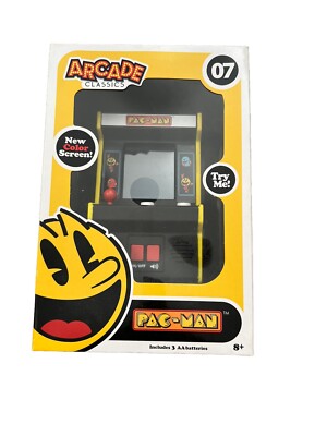 Basic Fun Arcade Classics Pac-Man Mini Handheld Game Retro #07 New