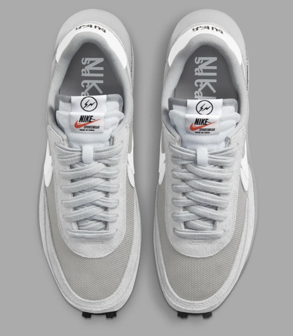 SACAI X NIKE LD Waffle x Sacai x frammento grigio taglia uomo 14 DH2684 001 Nike Air