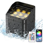 225W RGBWA+UV Waterproof Par Light Party Stage Effect Light Party APP Control