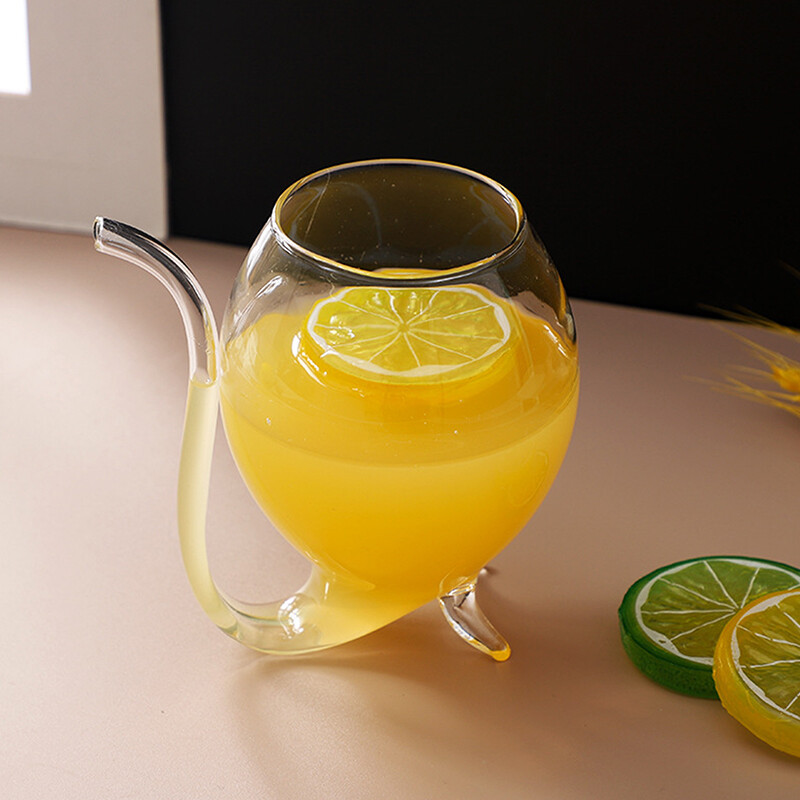 Wine Whiskey Glass Heat Resistant Sucking Juice Milk Drinking Tube