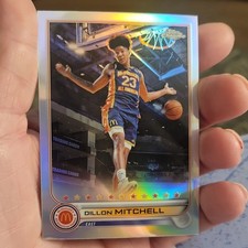 Topps 2022 Chrome McDonald's All American Dillon Mitchell #5 Refractor Card