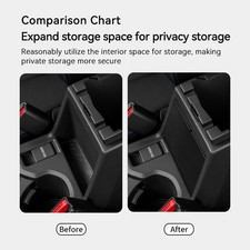 Mittelkonsole Box Konsole Organizer Werkzeugloser Einbau Auto Mittelkonsole