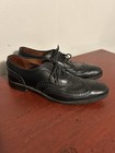 Allen Edmonds McTavish Oxford Wingtip Brogue Leather Black Men US 9.5 D EUC — photo 2