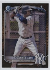 2025 Bowman Chrome Prospects Reptilian Refractor Richard Matic #BCP-71 11o2