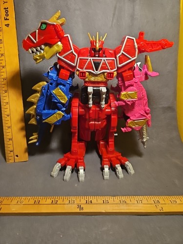 Figura Dino Charge Deluxe Megazord Zord Builder Power Rangers Bandai 11" - Imagen 2 de 20