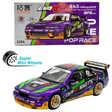 Pop Race 1:64 EVA RT Test Type-01 1087X Pandem S13 Purple APA Expo 2025 #334
