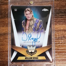 William Regal Legendary Auto 2025 Topps Chrome WWE Card # LCA-WR