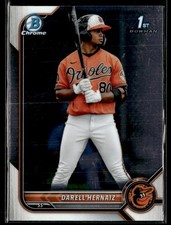 2022 Bowman #BCP-27 Darell Hernaiz Chrome Prospects Baseball Card 3102E