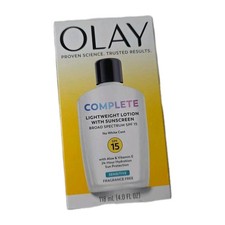 Olay Complete Lightweight Lotion SPF 15 Sensitive Skin 4 oz Fragrance Free