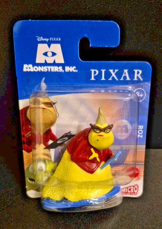 Disney Pixar Monsters Inc Slug Roz #1 CDC Wazowski Mattel Micro Figure