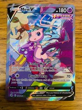 NM! Mew V (251/264) Fusion Strike Full Art Ultra Rare Pokemon Karte!