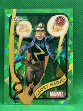 2025 Topps Chrome Marvel Sapphire #88 Cadet Marvel /99 GREEN SAPPHIRE
