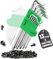 InnensechskantschlüSsel Set Mit Kugelkopf 13 Teilig 1,27 Bis 10 Mm