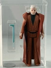 Vintage Star Wars 1977 Obi-wan kenobi~AFA 80+ Lettered Hilt ~Archival Case