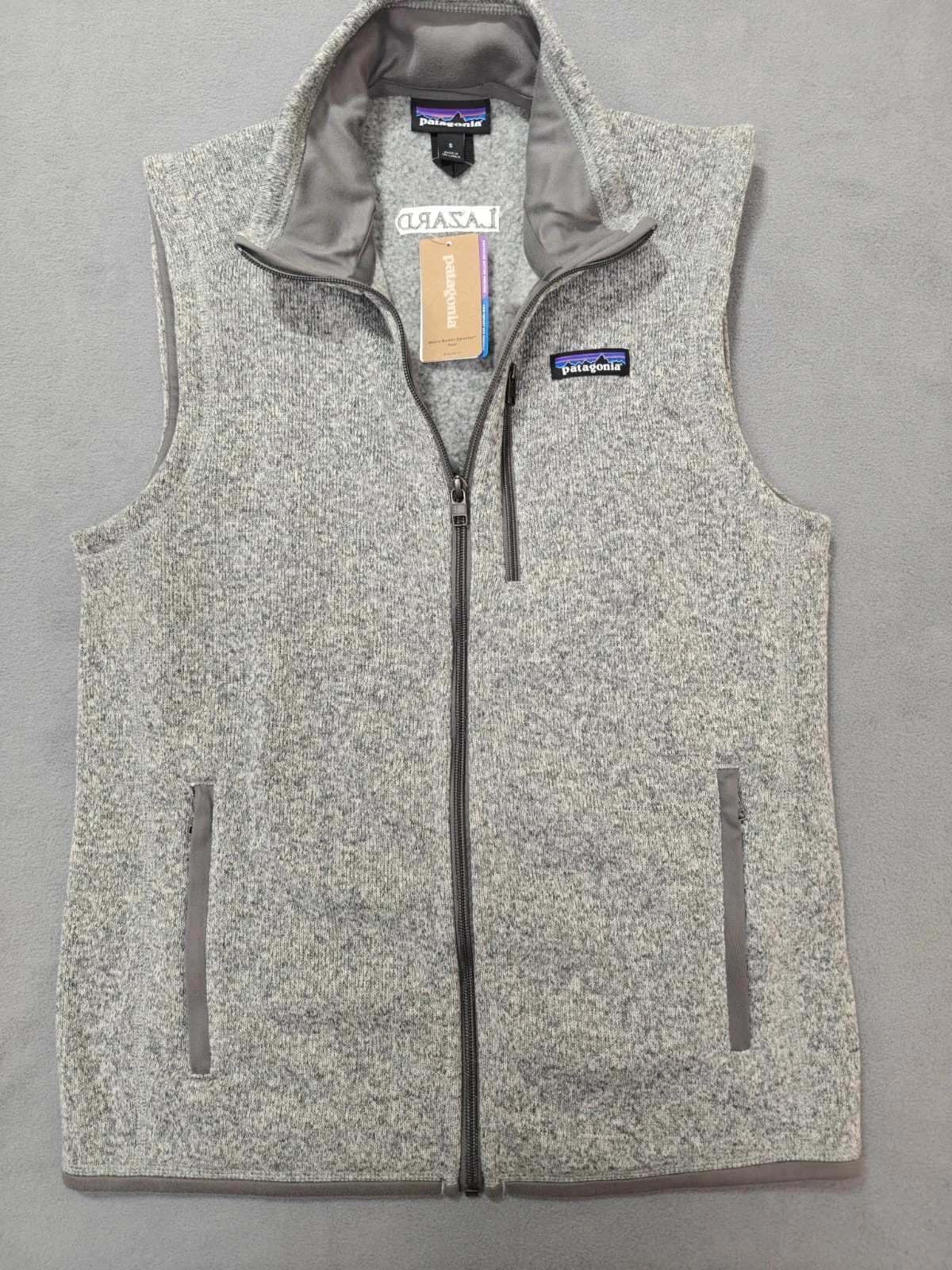 NWT PATAGONIA Better Sweater Fleece Vest Men's Size Small Stonewash "Lazard"