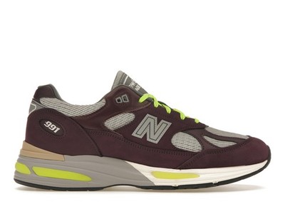 New Balance 991v2 x Patta Low Burgundy - U991PD2 Shoes