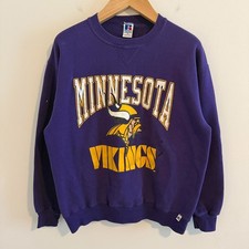 Vintage 90s Minnesota Vikings Crewneck Sweatshirt AN64065