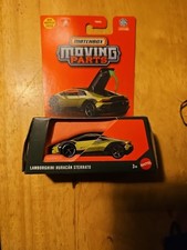 Matchbox 2025 LAMBORGHINI HURACAN STREEATO MAVING PART, con scambio ruota vero pilota