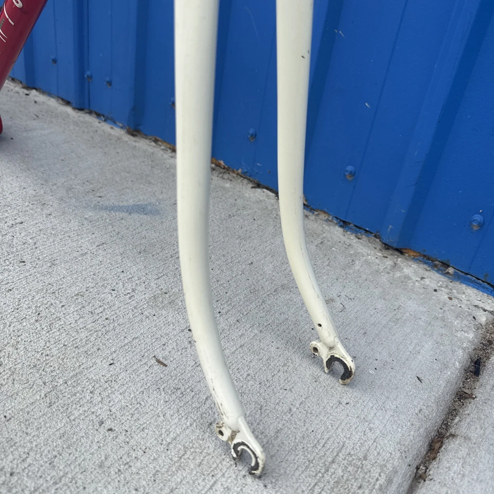 Cuadro y horquilla de bicicleta de carretera Centurion Accordo de colección, acero, 57 cm, 700c, 126 mm rojo Foto 4 de 4