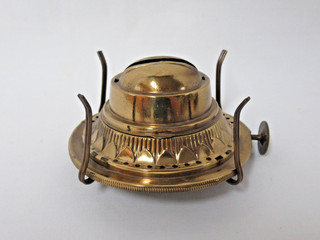 ANTIQUE N.O.S. P&A 1897 EMBOSSED NUMBER 2 BRASS OIL LAMP BURNER