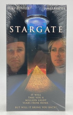 Stargate VHS SEALED Watermarks  LIVE Kurt Russell James Spader VTG