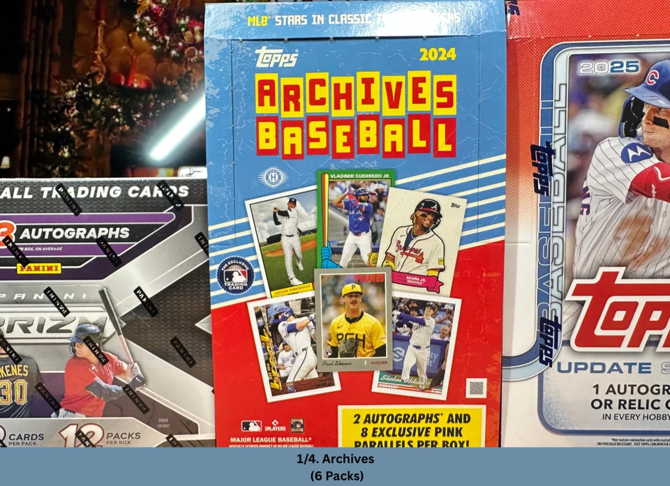 Atlanta Braves Hobby Box BREAK 24-25 MLB 1/2 Topps Update 1/2 Prizm - Image 2 of 4